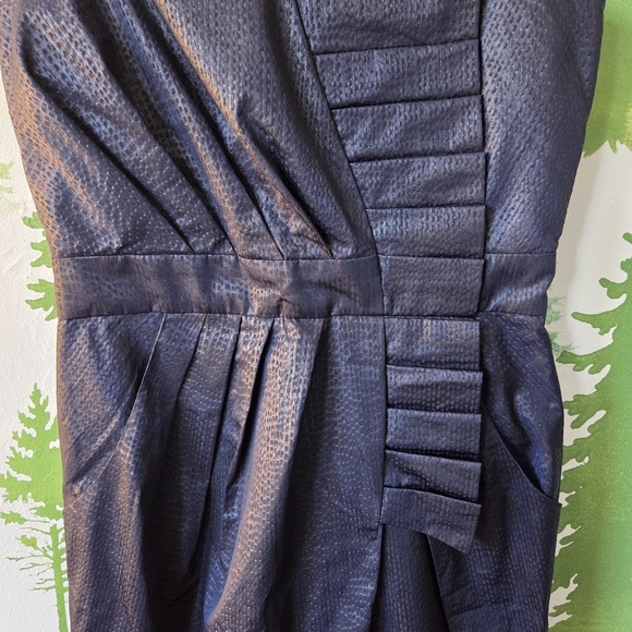 BCBGeneration Navy Strapless Mini Pocket Dress - Picture 3 of 10